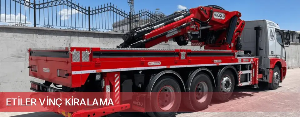 Etiler İlçemi Vinç Kiralama